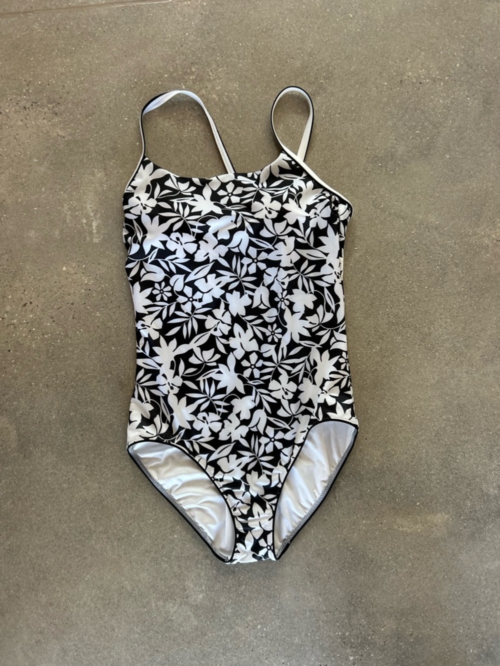 Floral one piece swimsuit